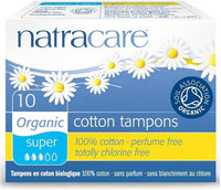 Thumbnail for Natracare Cotton Tampons Super, 10 CT - Nutrition Plus