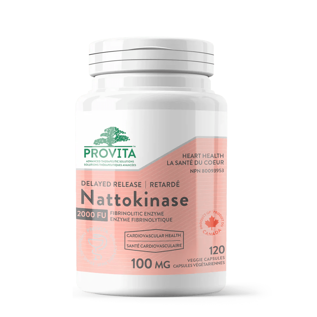 Nattokinase 2000fu 120 Veg Capsules - Nutrition Plus