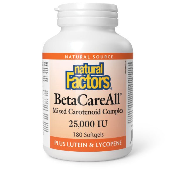 Natural Factors BetaCareAll 25,000 iu - Nutrition Plus