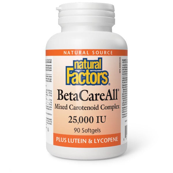 Natural Factors BetaCareAll 25,000 iu - Nutrition Plus