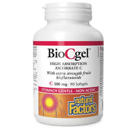 Thumbnail for Natural Factors BioCgel 500 mg - Nutrition Plus