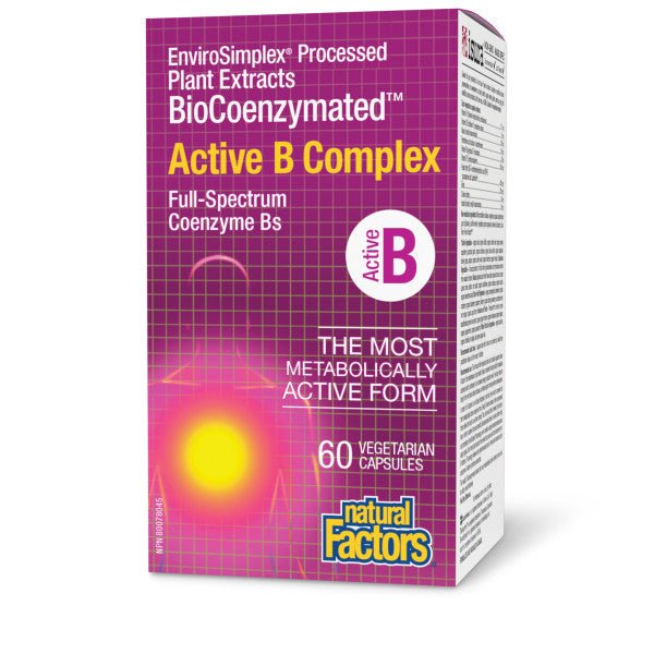 Natural Factors BioCoenzymated Active B Complex - Nutrition Plus