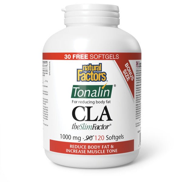 Natural Factors CLA Tonalin 120 Softgels - Nutrition Plus