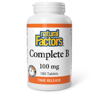 Thumbnail for Natural Factors Complete B 100 mg Time - Released Tablets - Nutrition Plus