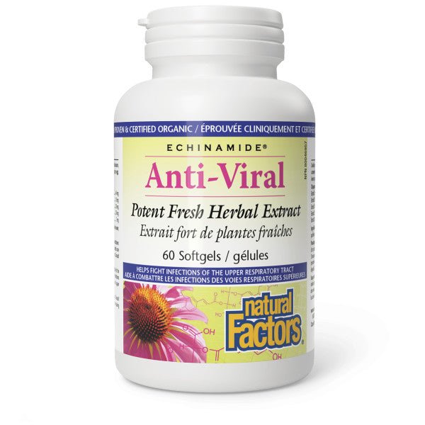 Natural Factors Echinamide Anti - Viral Potent Fresh Herbal Extract - Nutrition Plus