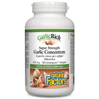 Thumbnail for Natural Factors GarlicRich Super Strength Garlic Concentrate Softgels - Nutrition Plus