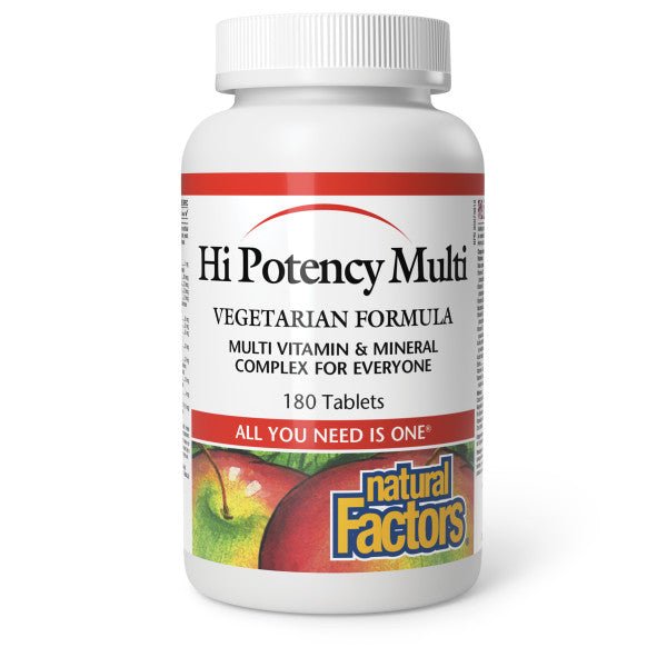 Natural Factors Hi Potency Multi Vegetarian Formula - Nutrition Plus