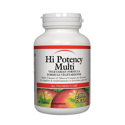 Natural Factors Hi Potency Multi Vegetarian Formula - Nutrition Plus