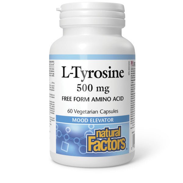 Natural Factors L - Tyrosine 60 Veg Capsules - Nutrition Plus