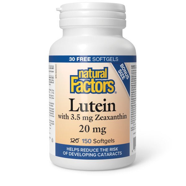 Natural Factors Lutein 20 mg - Nutrition Plus