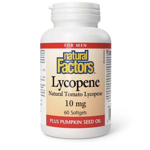Natural Factors Lycopene 60 Softgels - Nutrition Plus