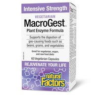 Thumbnail for Natural Factors MacroGest Veg Intensive Strength 60 Veg Capsules - Nutrition Plus