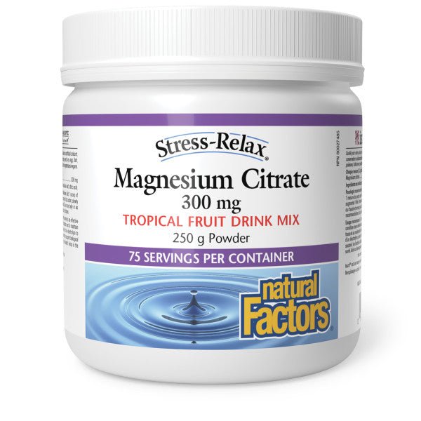 Natural Factors Magnesium Citrate 250 Grams Powder - Nutrition Plus