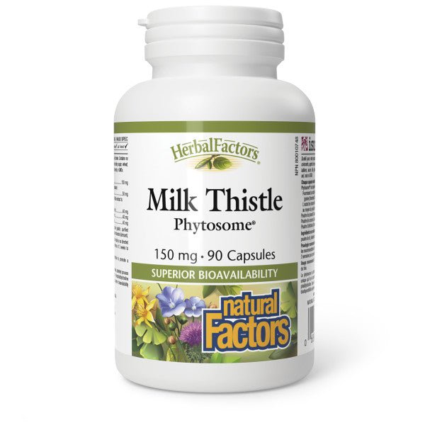 Natural Factors Milk Thistle Phytosome 150 mg 90 Capsules - Nutrition Plus