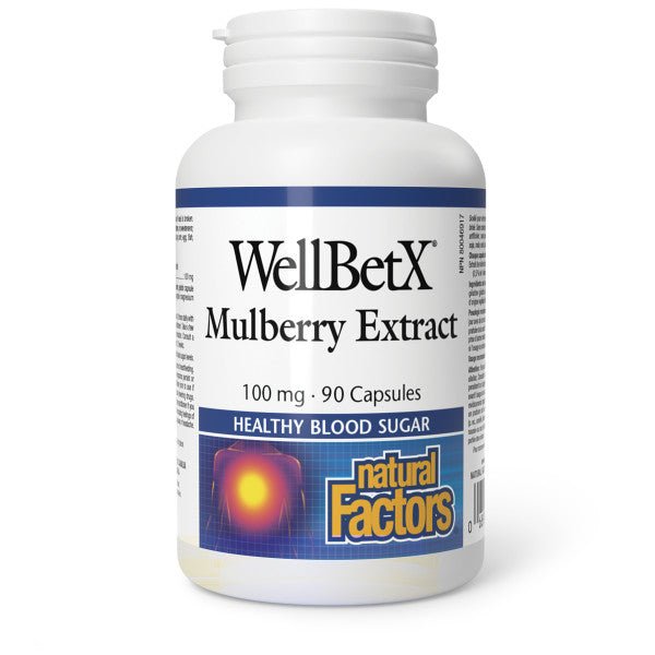 Natural Factors Mulberry Extract 100 mg 90 Capsules - Nutrition Plus