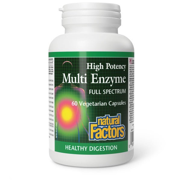 Natural Factors Multi Enzyme High Potency Full Spectrum - Nutrition Plus