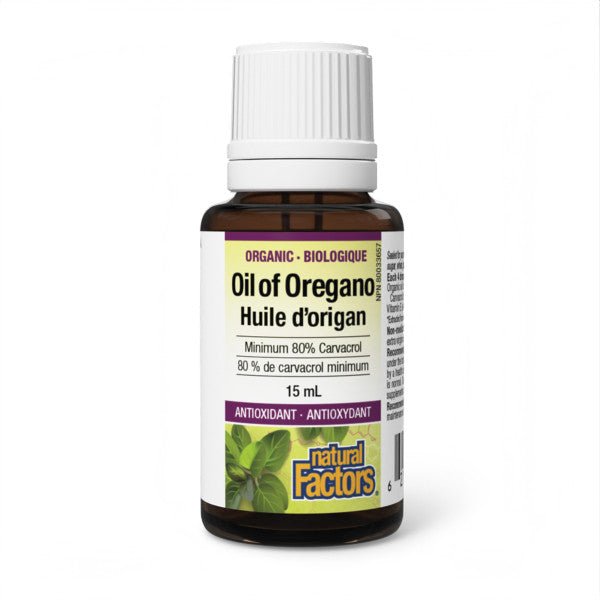 Natural Factors Organic Oil Of Oregano Liquid - Nutrition Plus