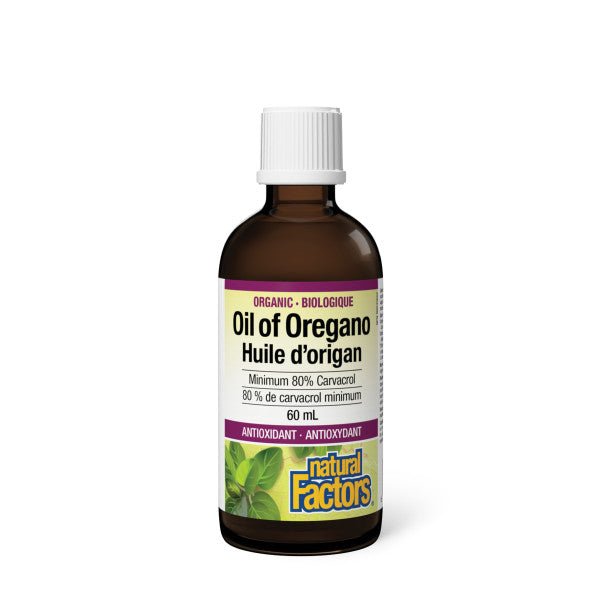 Natural Factors Organic Oil Of Oregano Liquid - Nutrition Plus