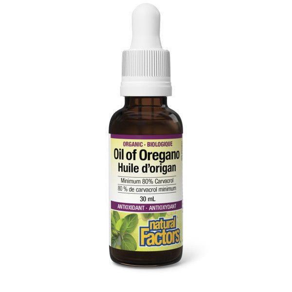 Natural Factors Organic Oil Of Oregano Liquid - Nutrition Plus