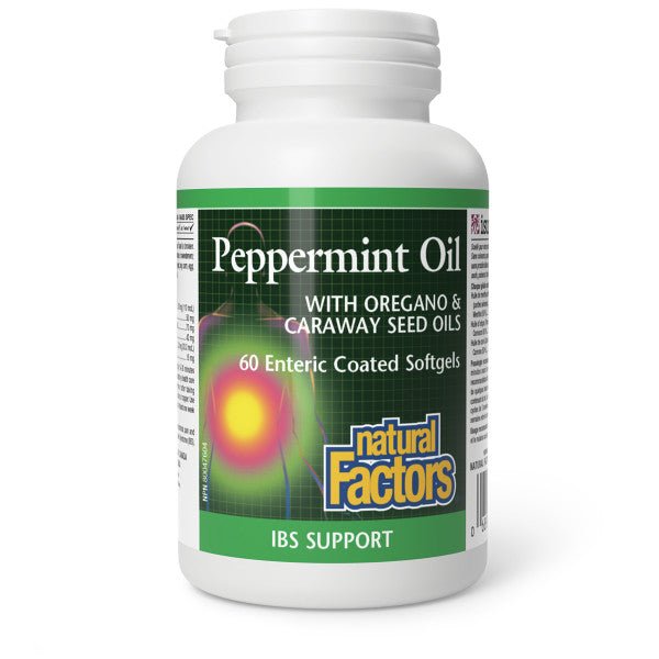 Natural Factors Peppermint Oil Complex 60 Softgels - Nutrition Plus