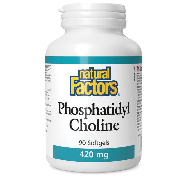 Natural Factors Phosphatidyl Choline 420mg 90 Softgels - Nutrition Plus