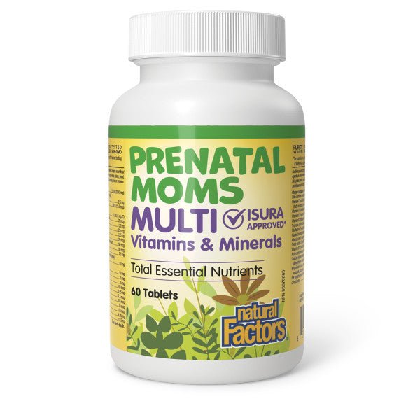 Natural Factors Prenatal Moms Multi Vitamins & Minerals 60 Tablets - Nutrition Plus