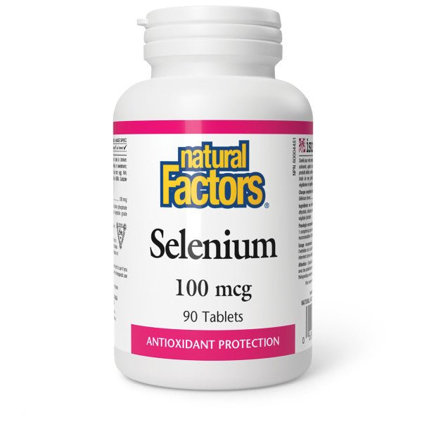Natural Factors Selenium 100mcg 90 Tablets
