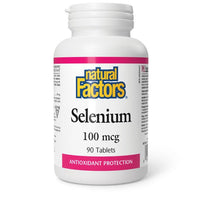 Thumbnail for Natural Factors Selenium 100mcg 90 Tablets - Nutrition Plus