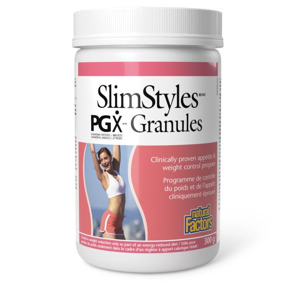 Natural Factors SlimStyles PGX Granules 300 Grams - Nutrition Plus