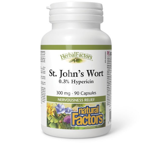 Natural Factors St. John’s Wort 300mg 90 Capsules - Nutrition Plus