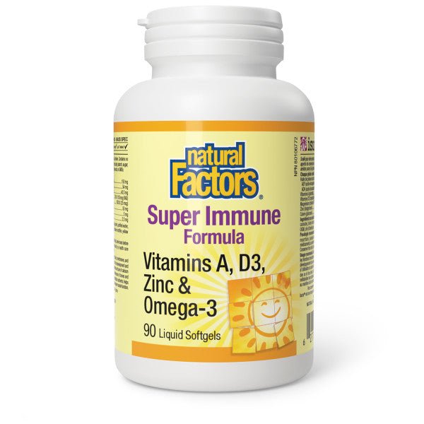 Natural Factors Super Immune Formula 90 Softgels - Nutrition Plus