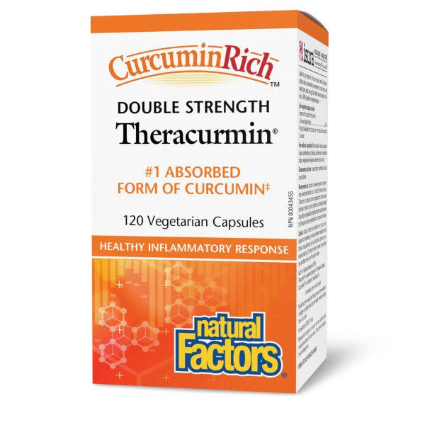 Natural Factors Theracurmin® DS 60 mg Vegetarian Capsules - Nutrition Plus