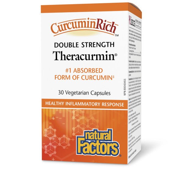 Natural Factors Theracurmin® DS 60 mg Vegetarian Capsules - Nutrition Plus