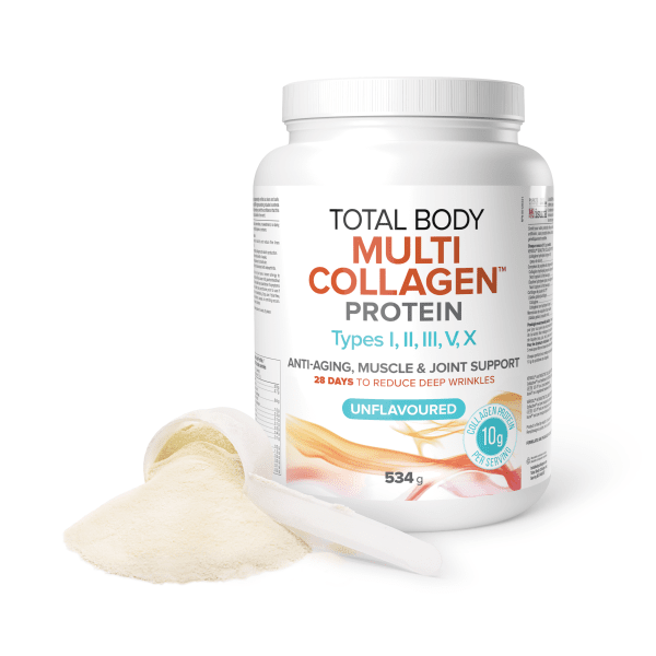 Natural Factors Total Body Multi Collagen Protein 534 Grams, Unflavoured - Nutrition Plus