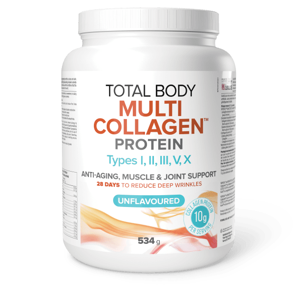 Natural Factors Total Body Multi Collagen Protein 534 Grams, Unflavoured - Nutrition Plus