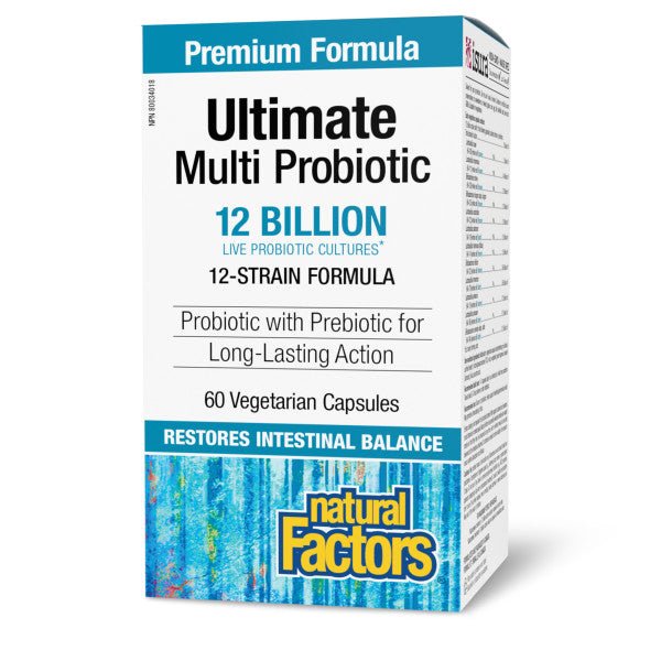 Natural Factors Ultimate Multi Probiotic 12 Billion - Nutrition Plus