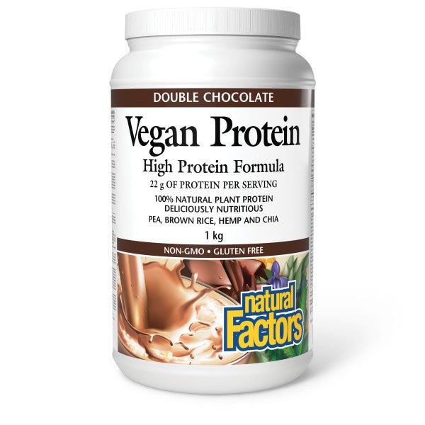 Natural Factors Vegan Protein High Protein Formula 1 kg - Nutrition Plus