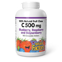 Thumbnail for Natural Factors Vitamin C 500mg 180 Wafers - Nutrition Plus