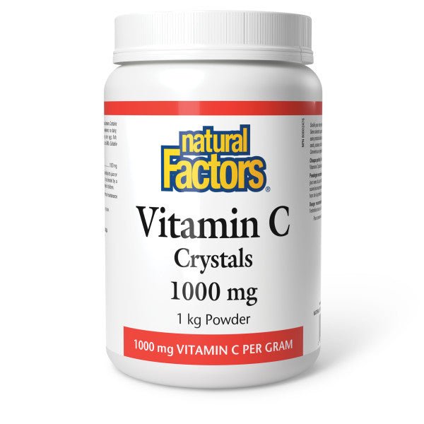 Natural Factors Vitamin C Crystals 1 Kilogram - Nutrition Plus