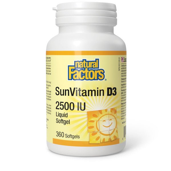 Natural Factors Vitamin D3 2,500 IU - Nutrition Plus