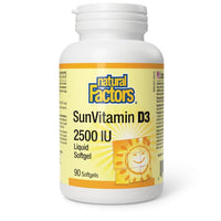 Thumbnail for Natural Factors Vitamin D3 2,500 IU - Nutrition Plus