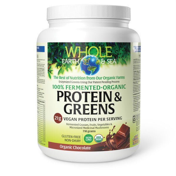 Natural Factors WES Fermented Organic Protein & Greens - Nutrition Plus