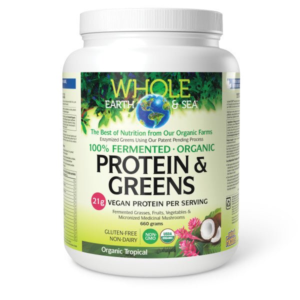 Natural Factors WES Fermented Organic Protein & Greens - Nutrition Plus