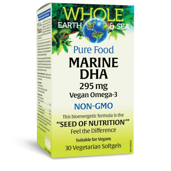 Natural Factors WES Marine DHA Algae - 3 30 Veg Softgels - Nutrition Plus