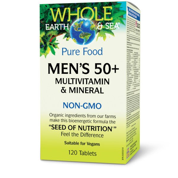 Natural Factors WES Men 50+ Multivitamin & Mineral - Nutrition Plus