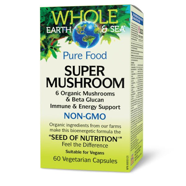 Natural Factors WES Super Mushroom 60 Veg Capsules - Nutrition Plus