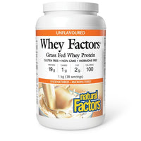 Thumbnail for Natural Factors Whey Factors 1 KG - Nutrition Plus