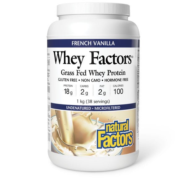 Natural Factors Whey Factors 1 KG - Nutrition Plus