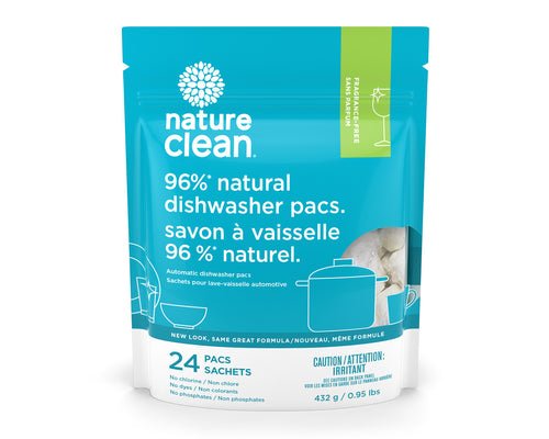 Nature Clean Dishwasher Pacs 24 Pacs - Nutrition Plus