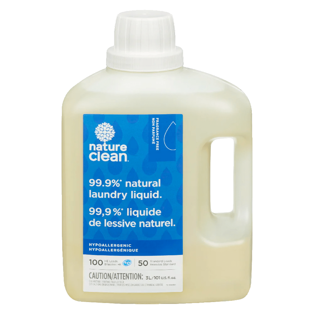 Nature Clean Laundry Liquid 3L 100 Wash, Unscented - Nutrition Plus